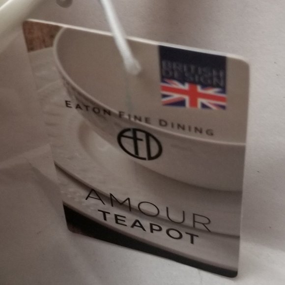 Eaton Fine Dining Embossed Amour Teapot - Picture 8 of 9